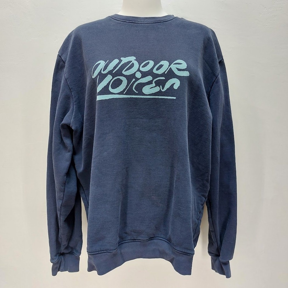 Outdoor Voices Sweatshirt Women's M Navy Blue Athleisure Sporty Gorpcore
